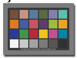 ColorChecker with backing